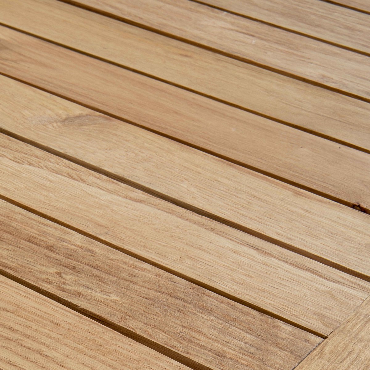 Mange debout carrée en aluminium et bois bois, OVIALA