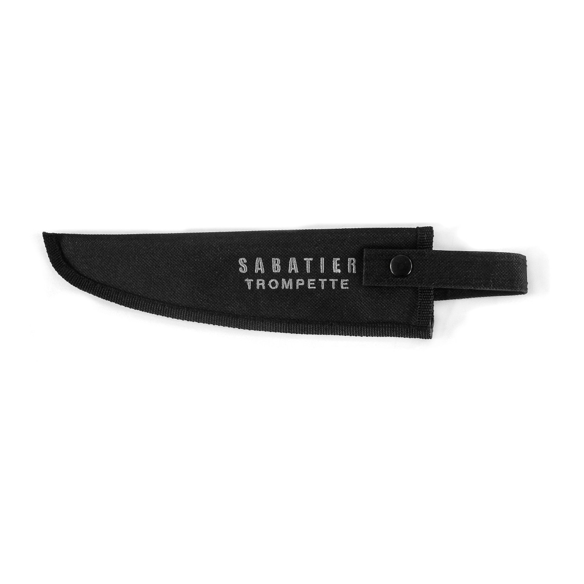 Couteau de chef 20 cm martelé avec protection de lame - CARBON noir, SABATIER TROMPETTE