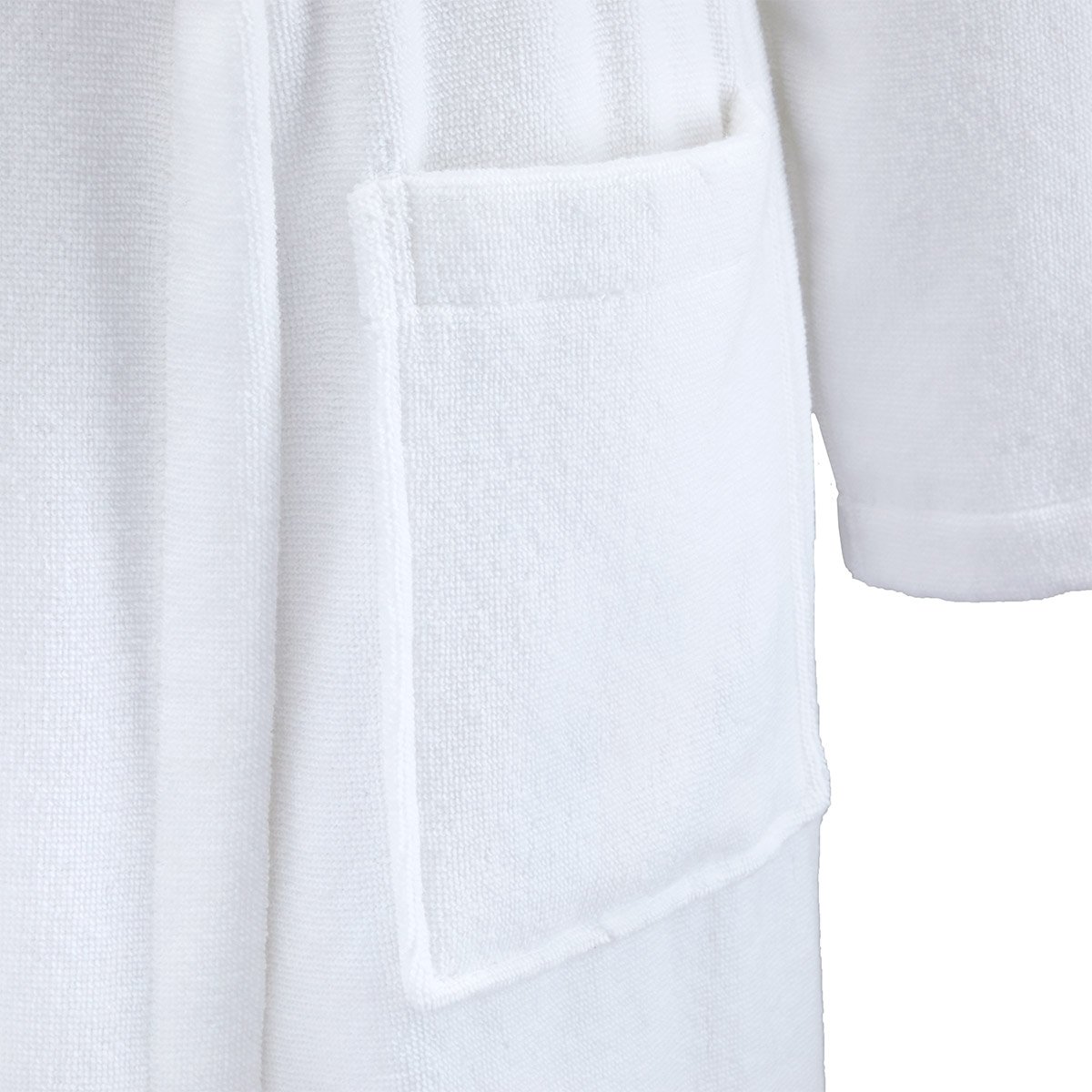 Peignoir long en coton,ALIZEE blanc, DESFORGES