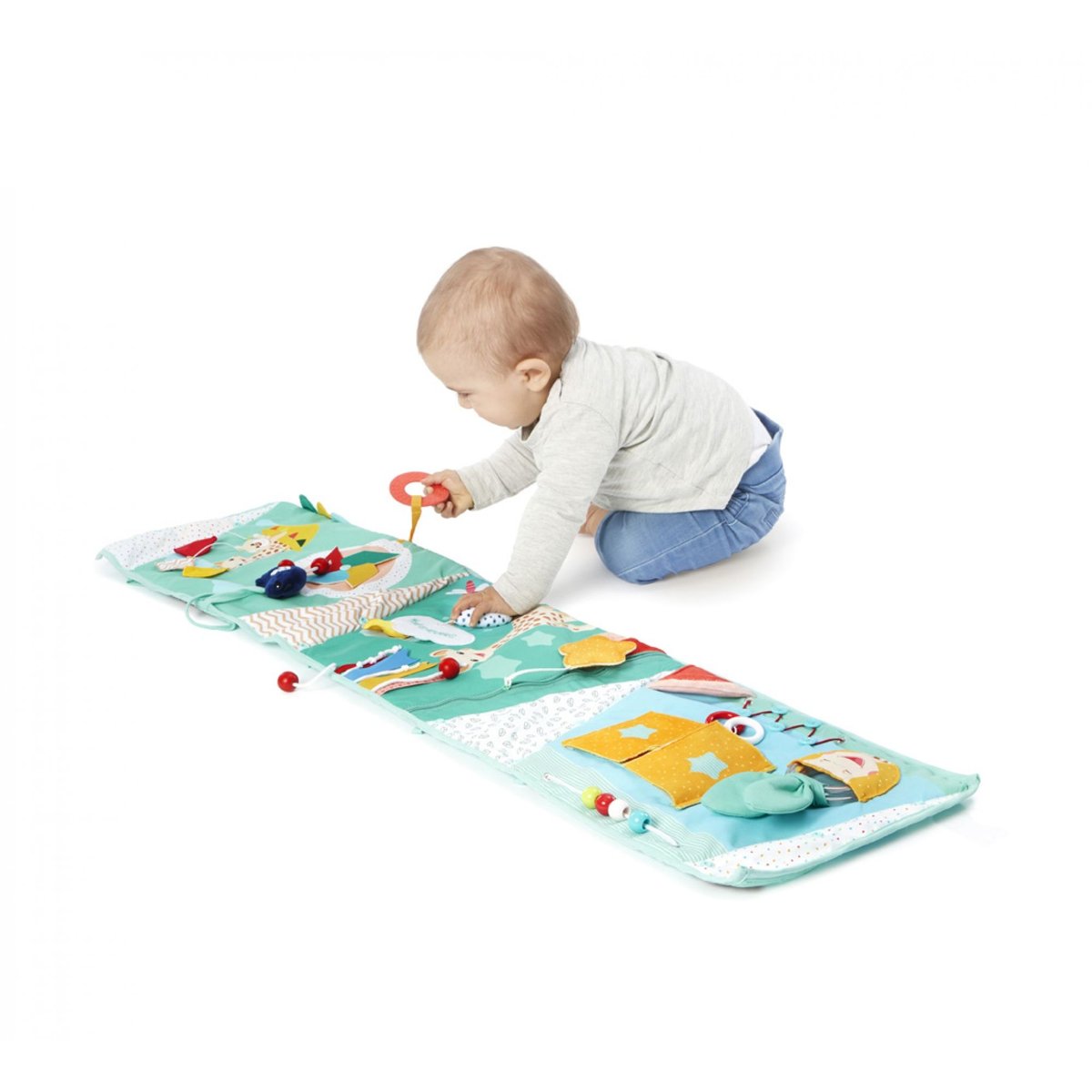 Tableau d'activités multiface vert, VULLI