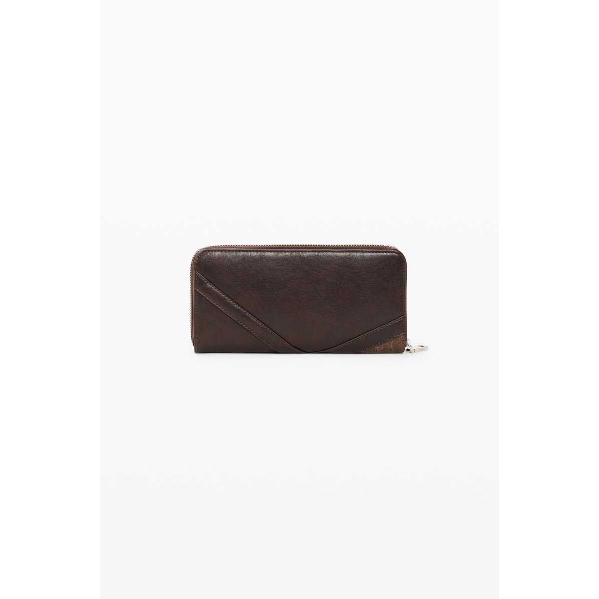Grand porte-monnaie à fermoirs marron, DESIGUAL