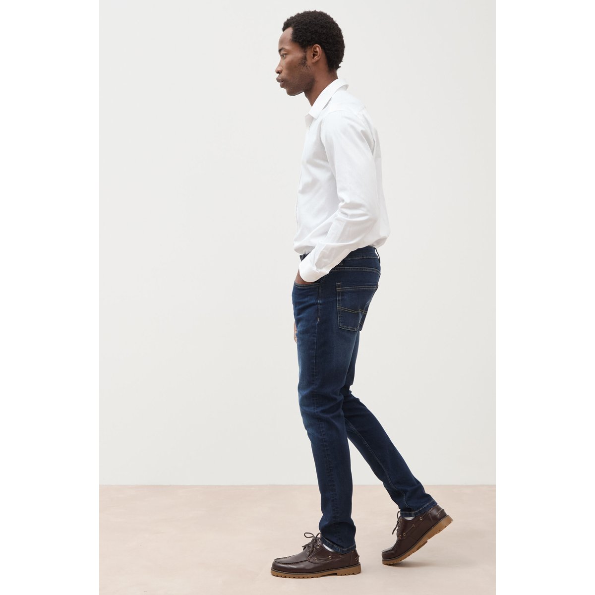 Jeans slim denim brut, BONOBO