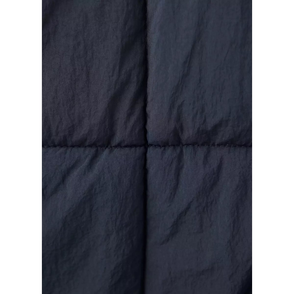 Anorak matelassé boutons bleu marine, MANGO TEEN