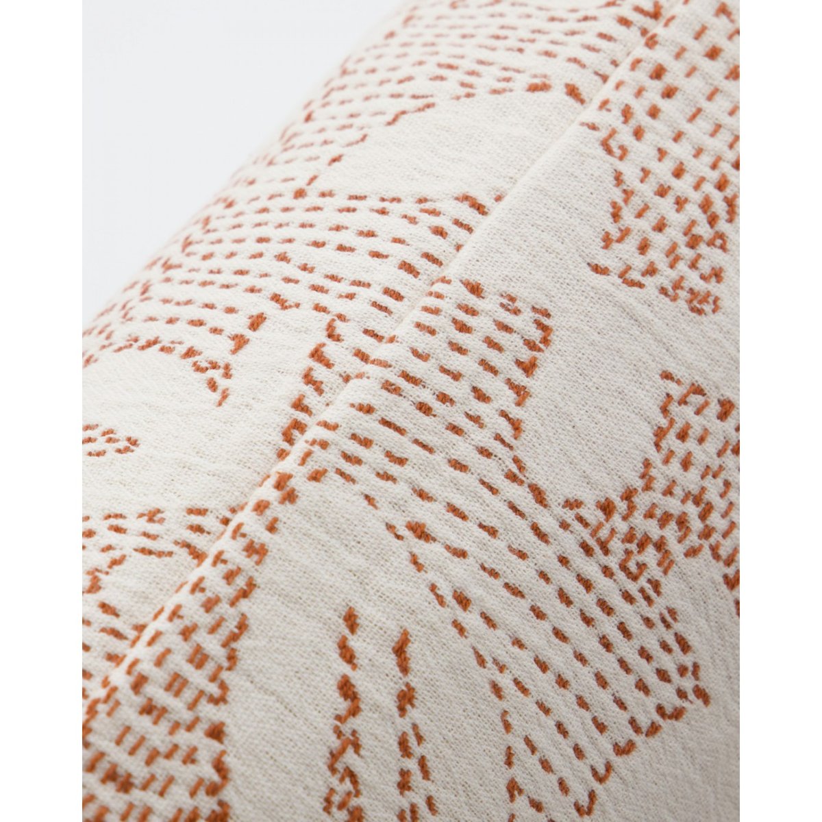 Housse de coussin Sari 50 x 30 cm blanc cassé, marron, HOUSE DOCTOR