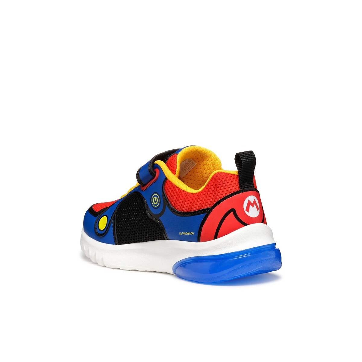 Baskets respirantes à LED Ciberdron x Supermario bleu royal, GEOX