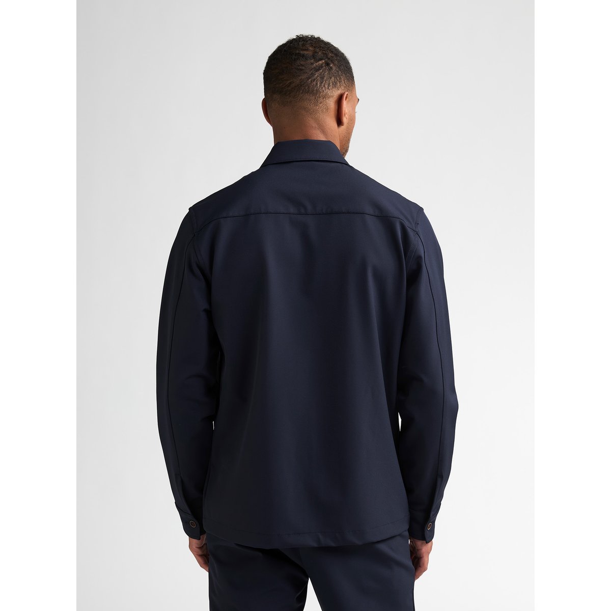 Surchemise technique à fermeture zippée millline bleu royal navy, PETROL INDUSTRIES