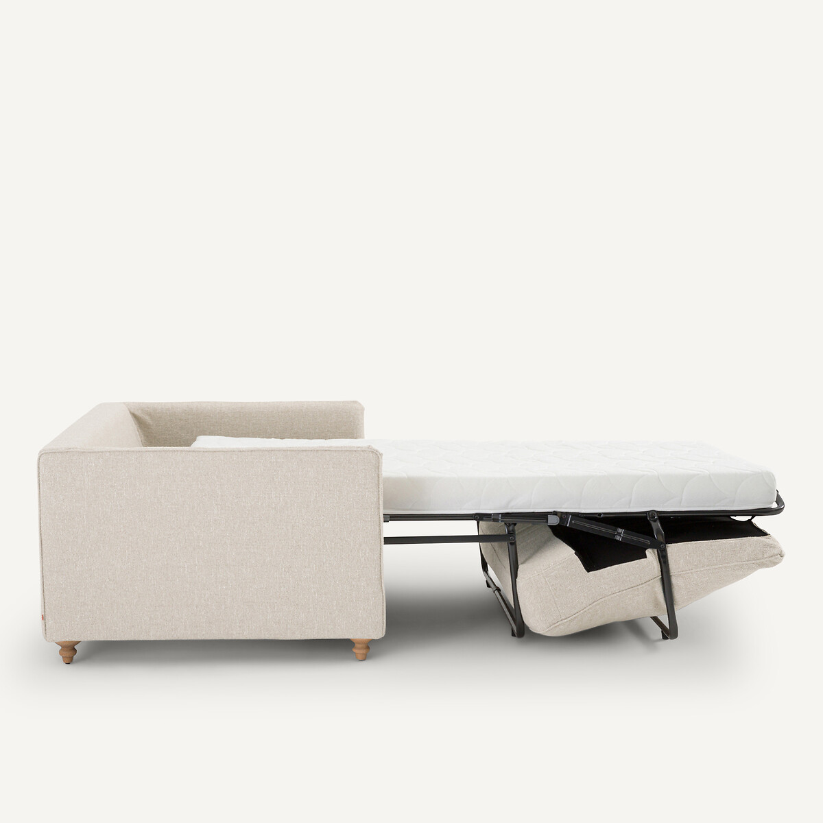 Omvormbare 2-zit zetel bouclette, Lazare krijt, AM.PM