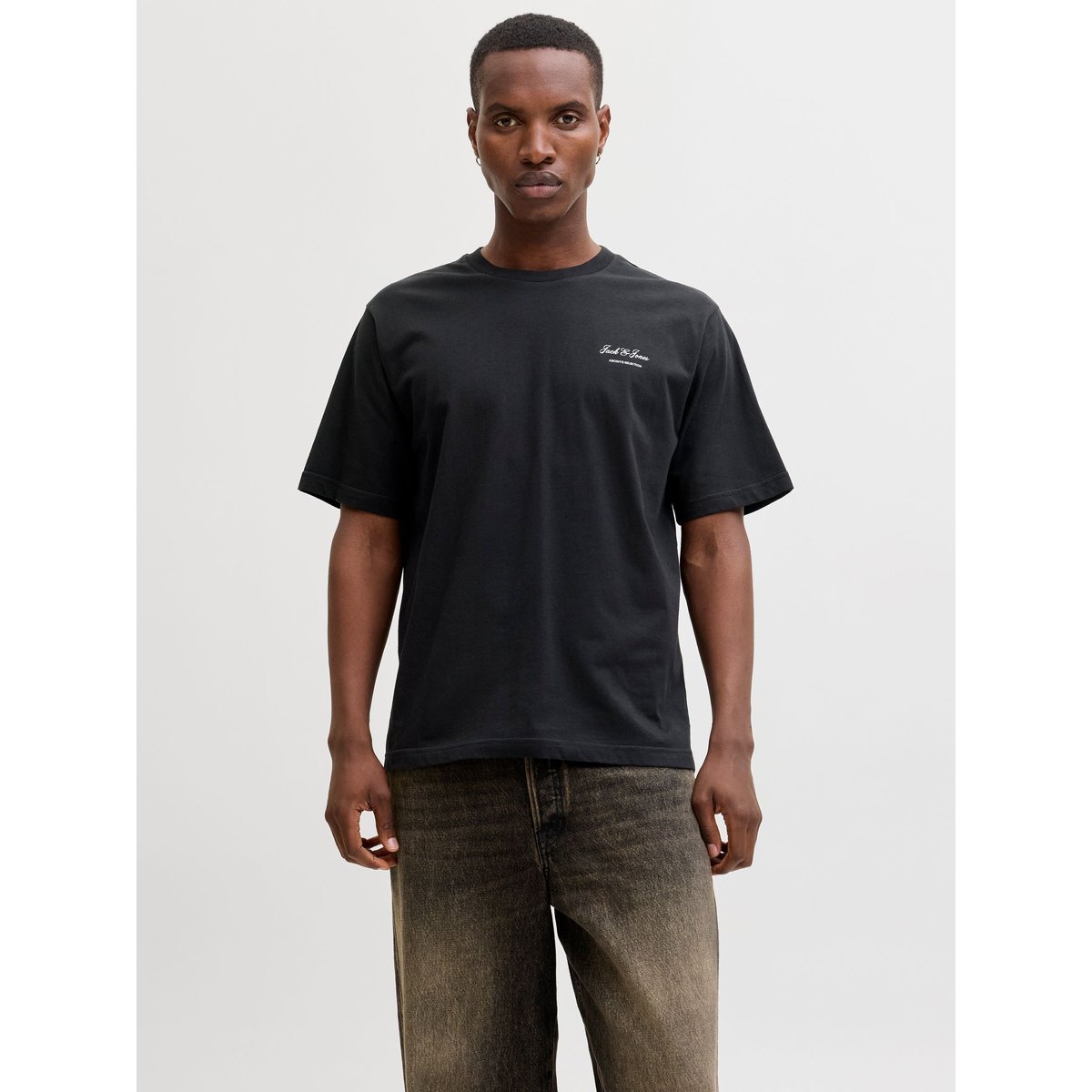 T-Shirt black 1, JACK & JONES
