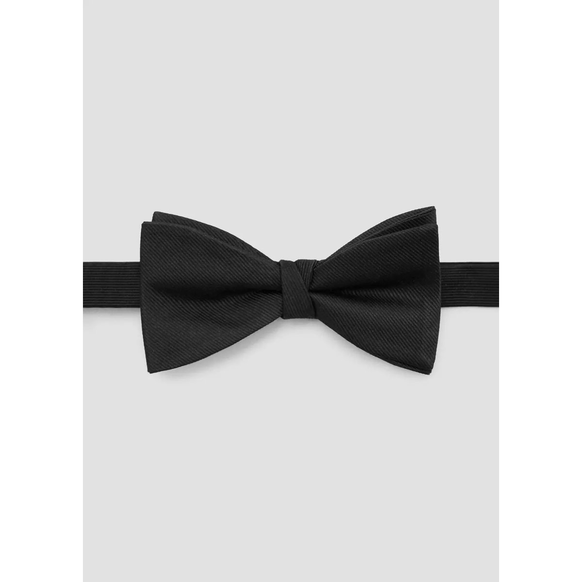 Nœud papillon classique micro-structure noir, MANGO MAN