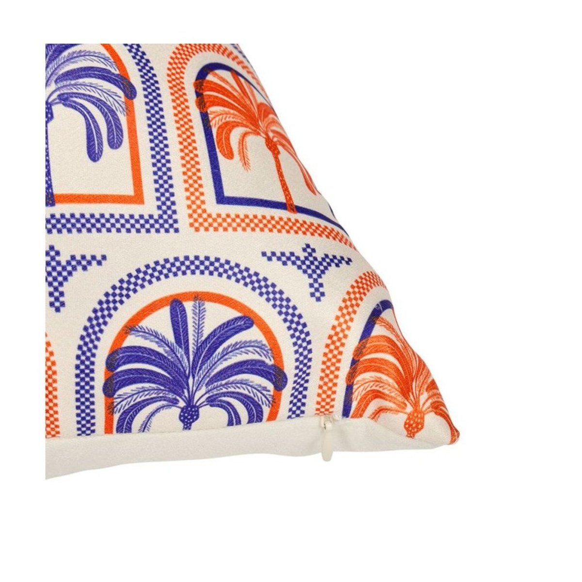 Housse de coussin 40x40 Palmiers bleu, DECORATIE
