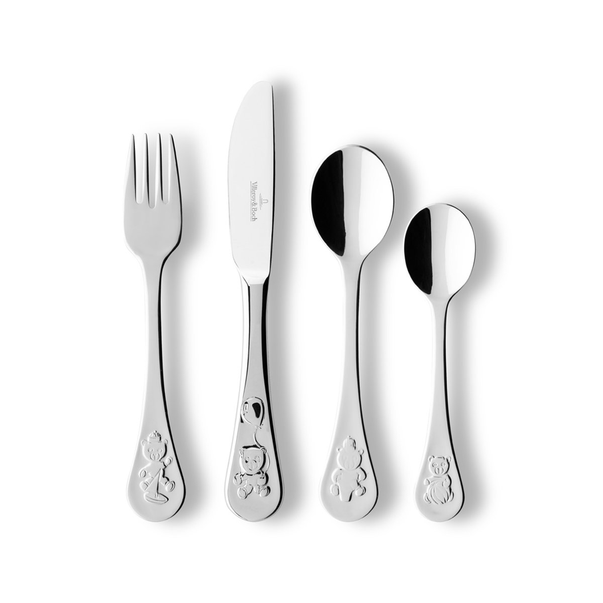 Couverts Enfants 4Pcs. KID'S DINING argent/platine, VILLEROY & BOCH