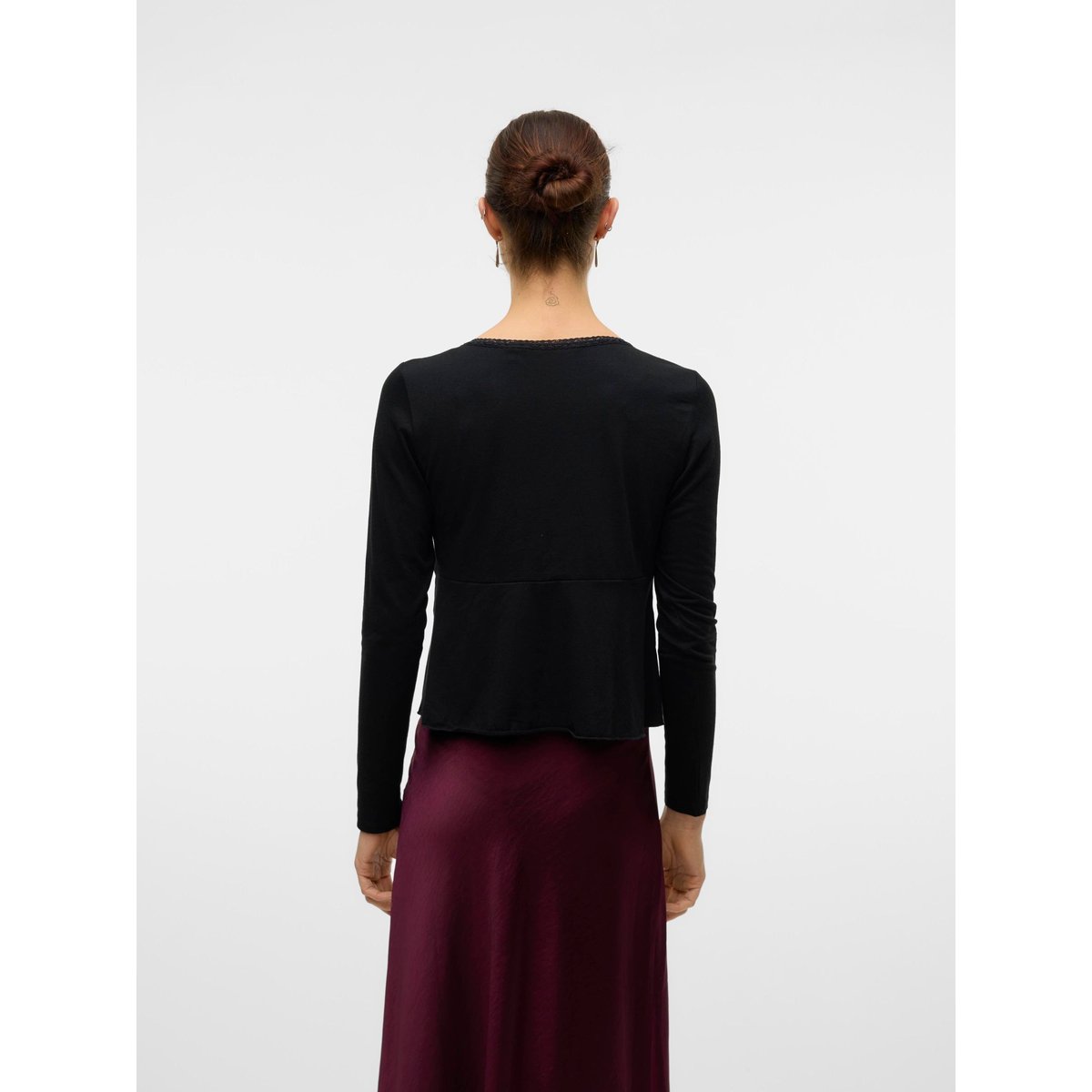 Top noire - black, VERO MODA