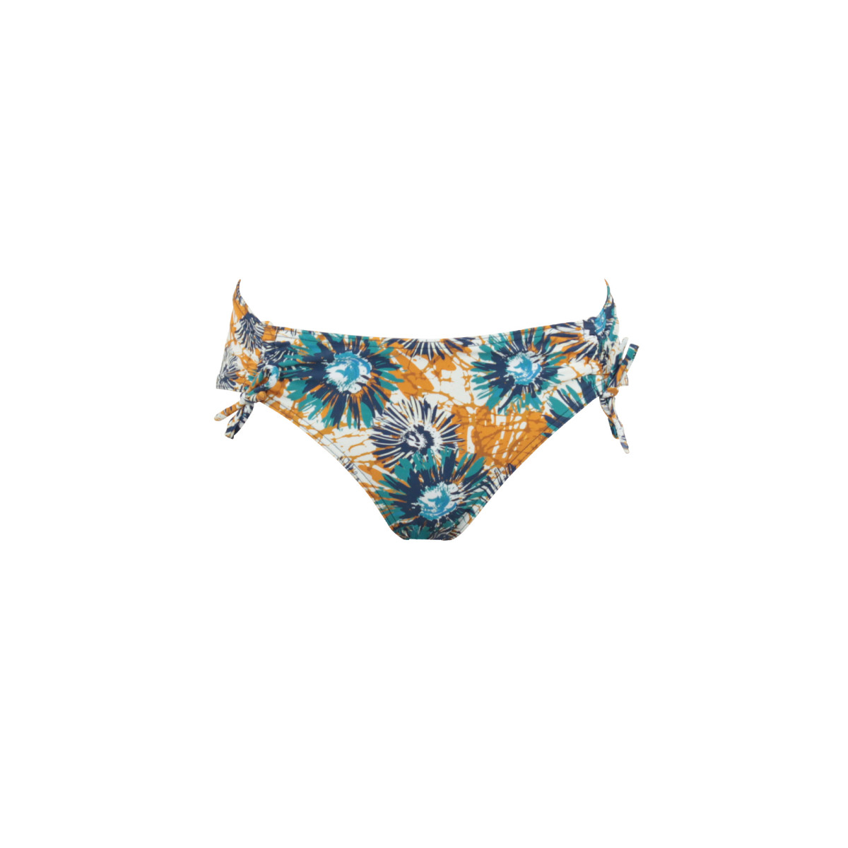 Bas de maillot  boxer régable SOLEA ocre, JANINE ROBIN