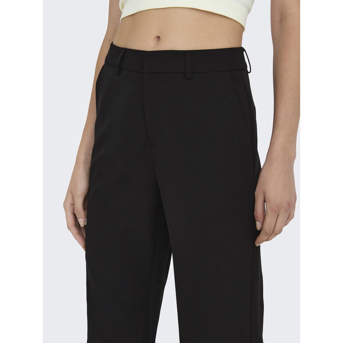 Pantalon À Jambe Large black 1, ONLY