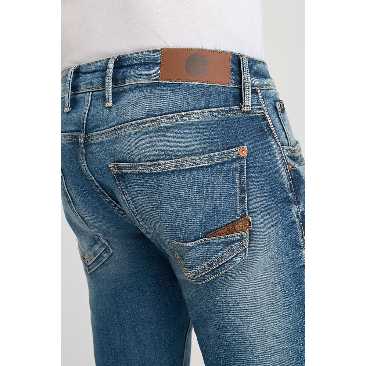 Jeans slim stretch 700/11, longueur 34 blue, LE TEMPS DES CERISES