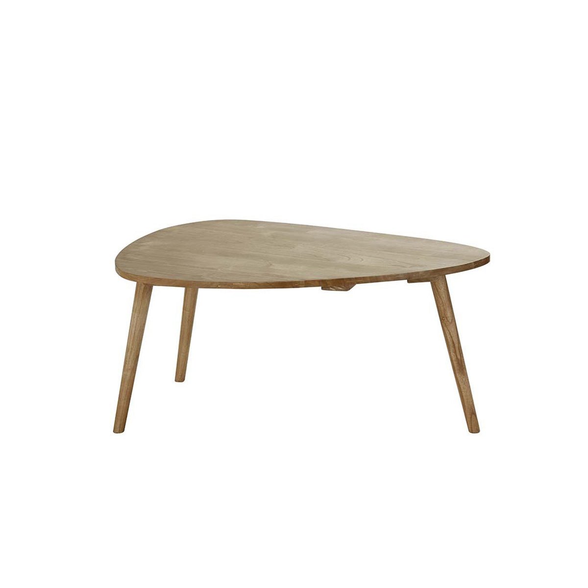 Table basse en bois massif 100 cm ODDA naturel, BERAH GETAH