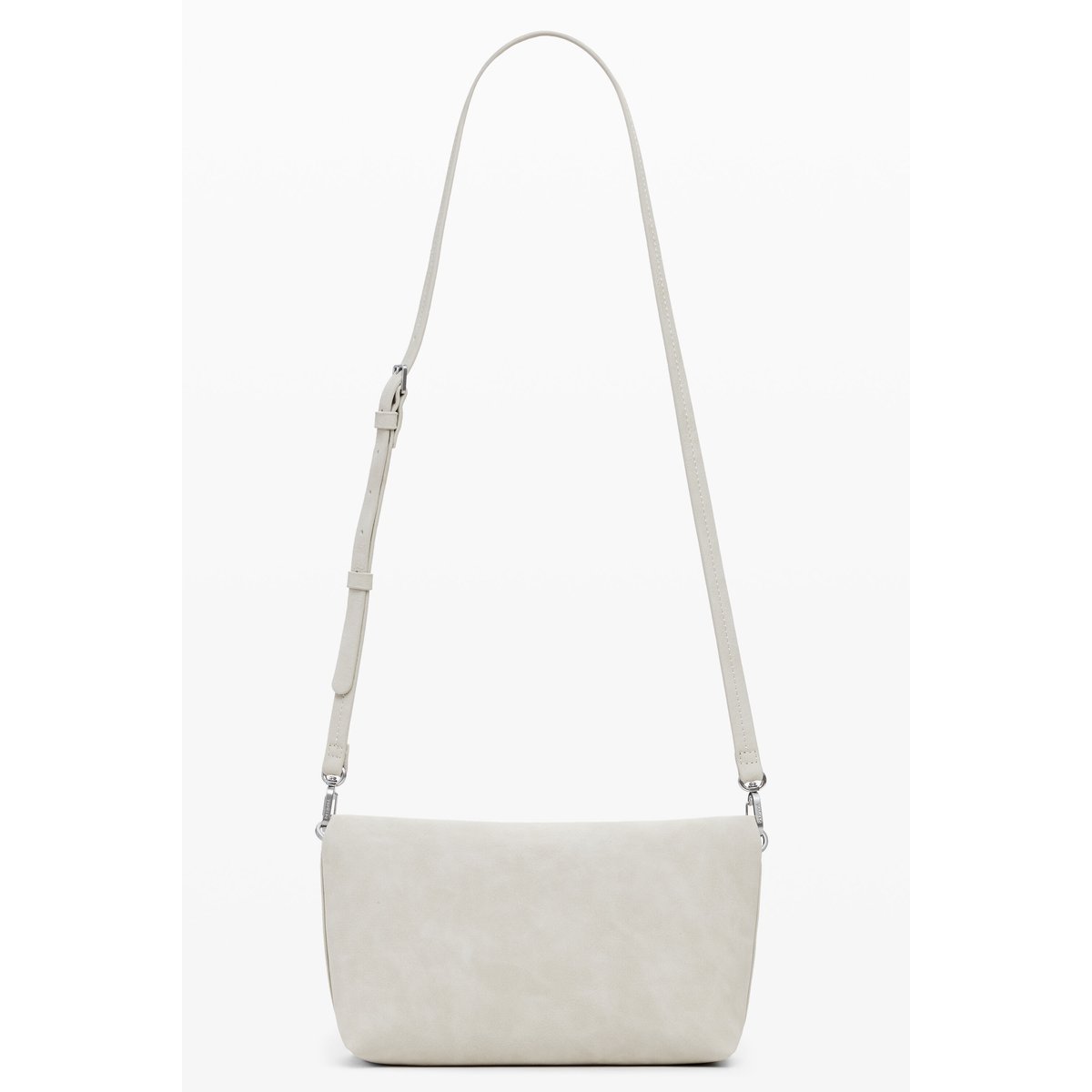 Sac à rabat logo 3D moyen marron, DESIGUAL