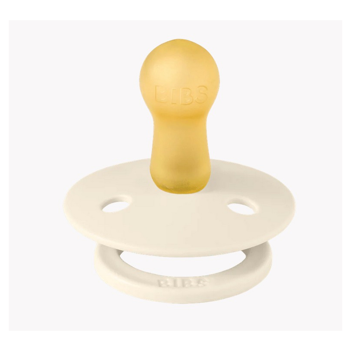 Lot de 2 sucettes - Latex de caoutchouc naturel - Taille 1 0-6 mois Ivory/Blush couleur unique, Bibs