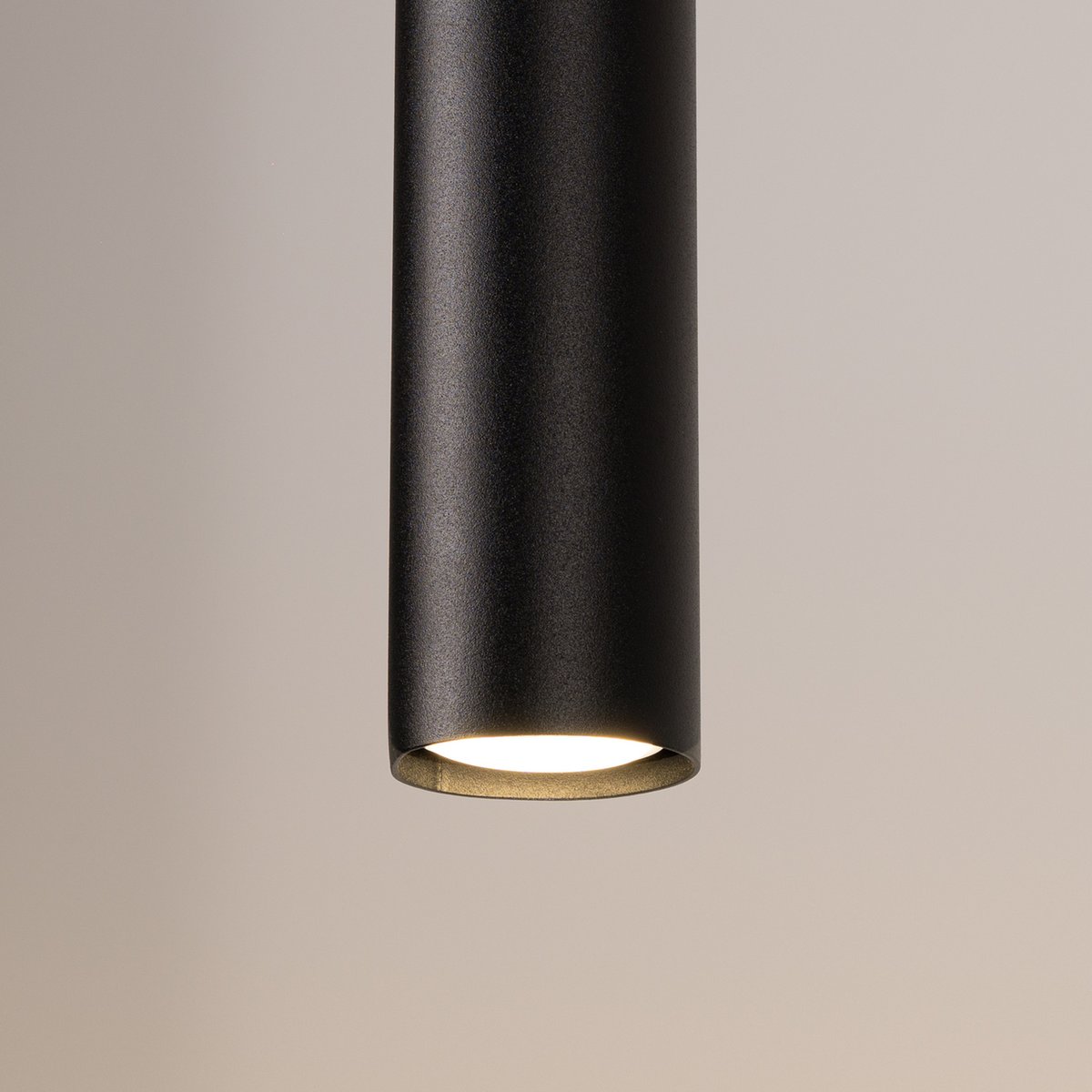 Suspension Acier Noir GU10 2 Lagos noir, EDEN