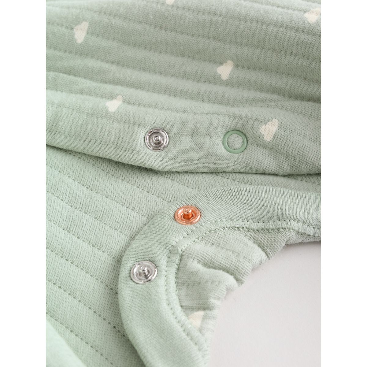 Grenouillère matelassée bébé, lot de 2 vert sauge, NEXT