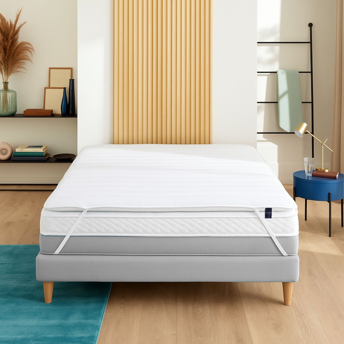 Surmatelas ressorts Eclipse blanc, SOMEO