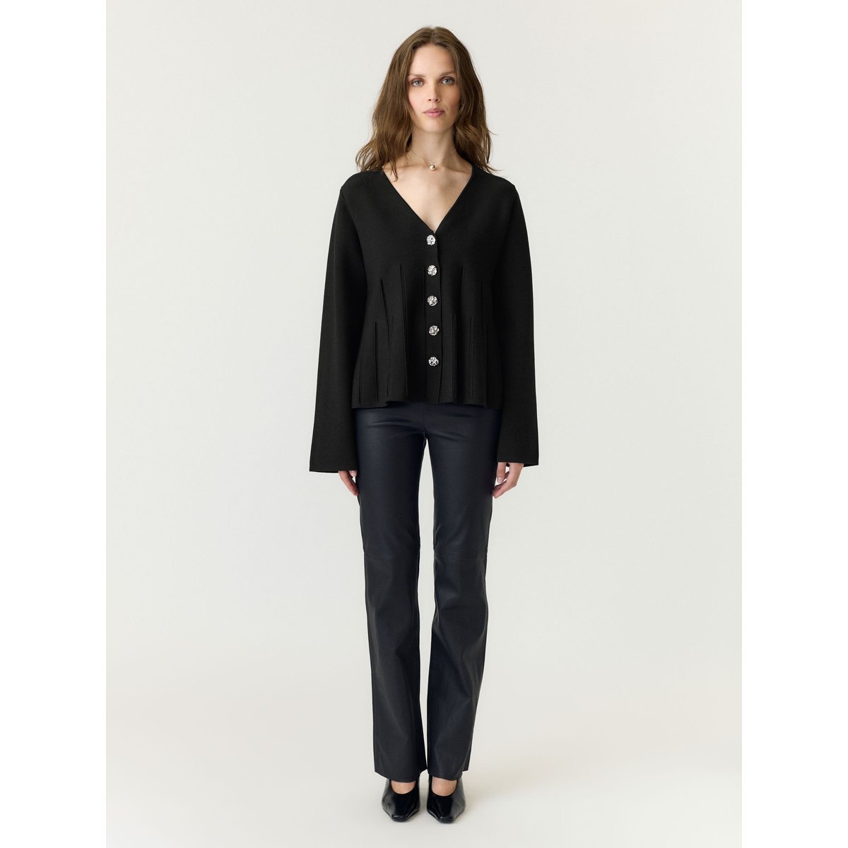 Cardigan En Maille black, YAS