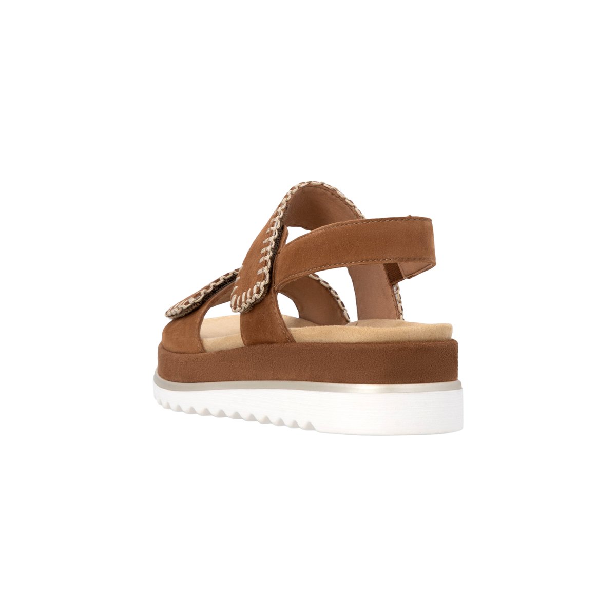 Sandales Cuir Compensé Noccia marron, REMONTE