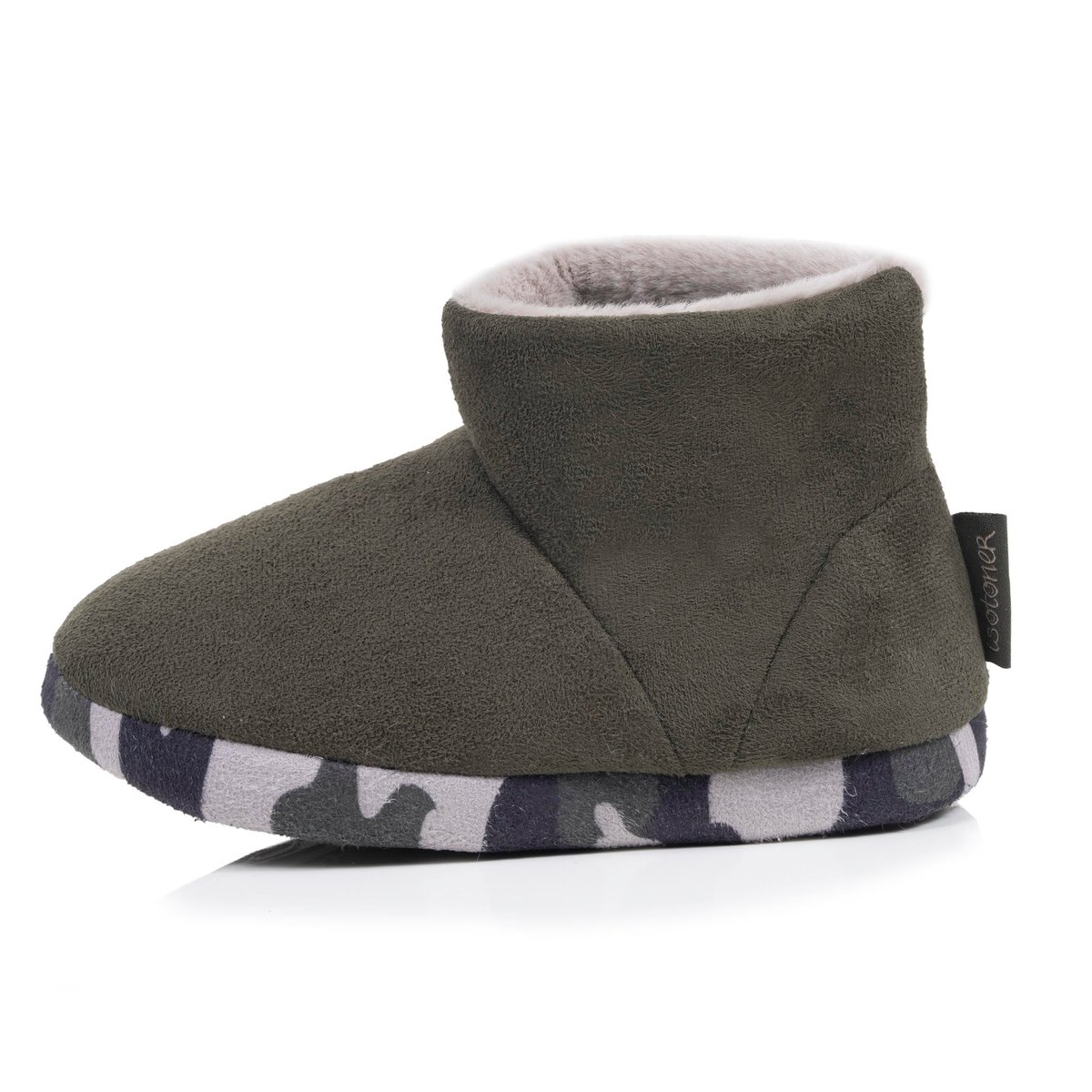 Chaussons Bottillons vert, ISOTONER