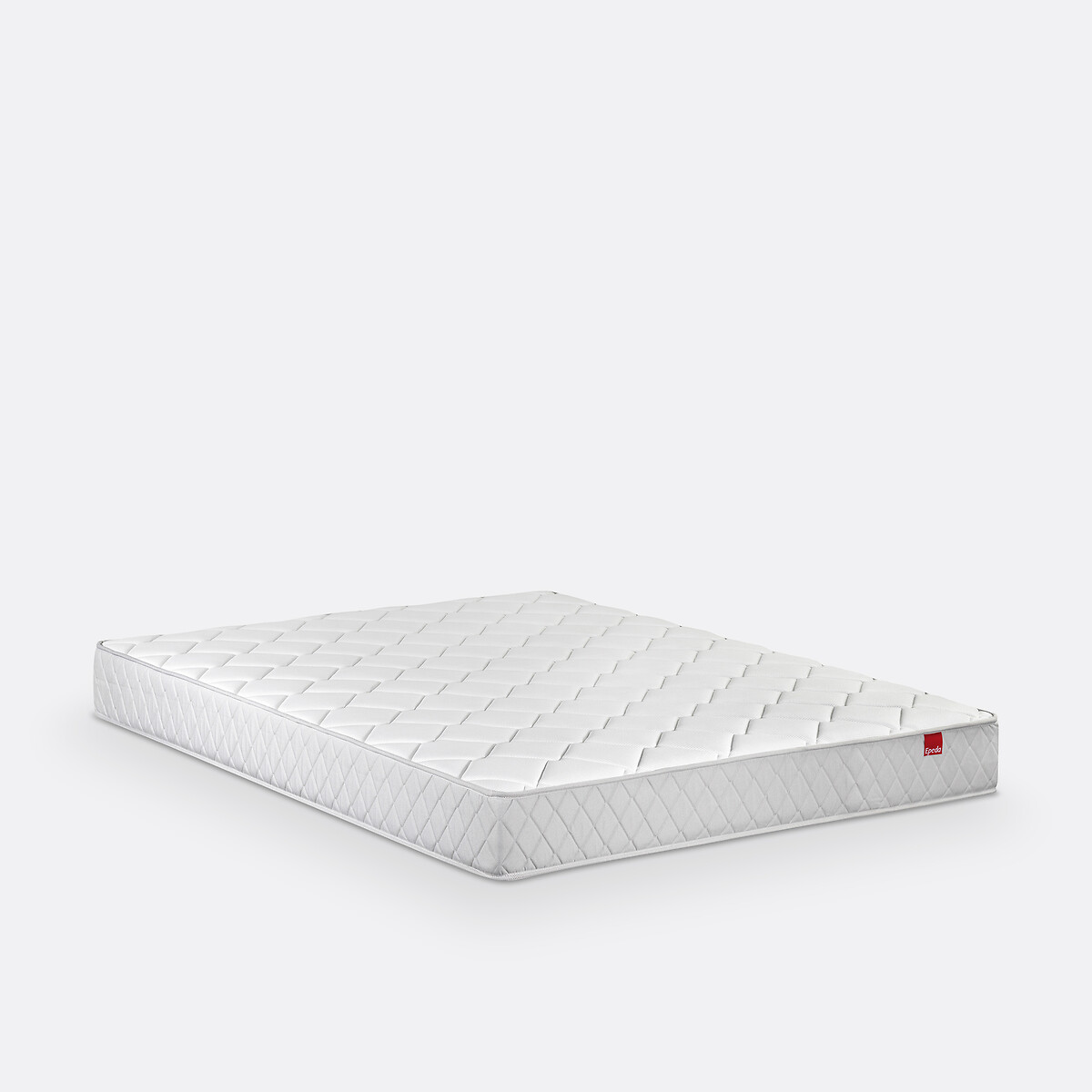 Ensemble matelas et sommier dormeur blanc/gris, EPEDA