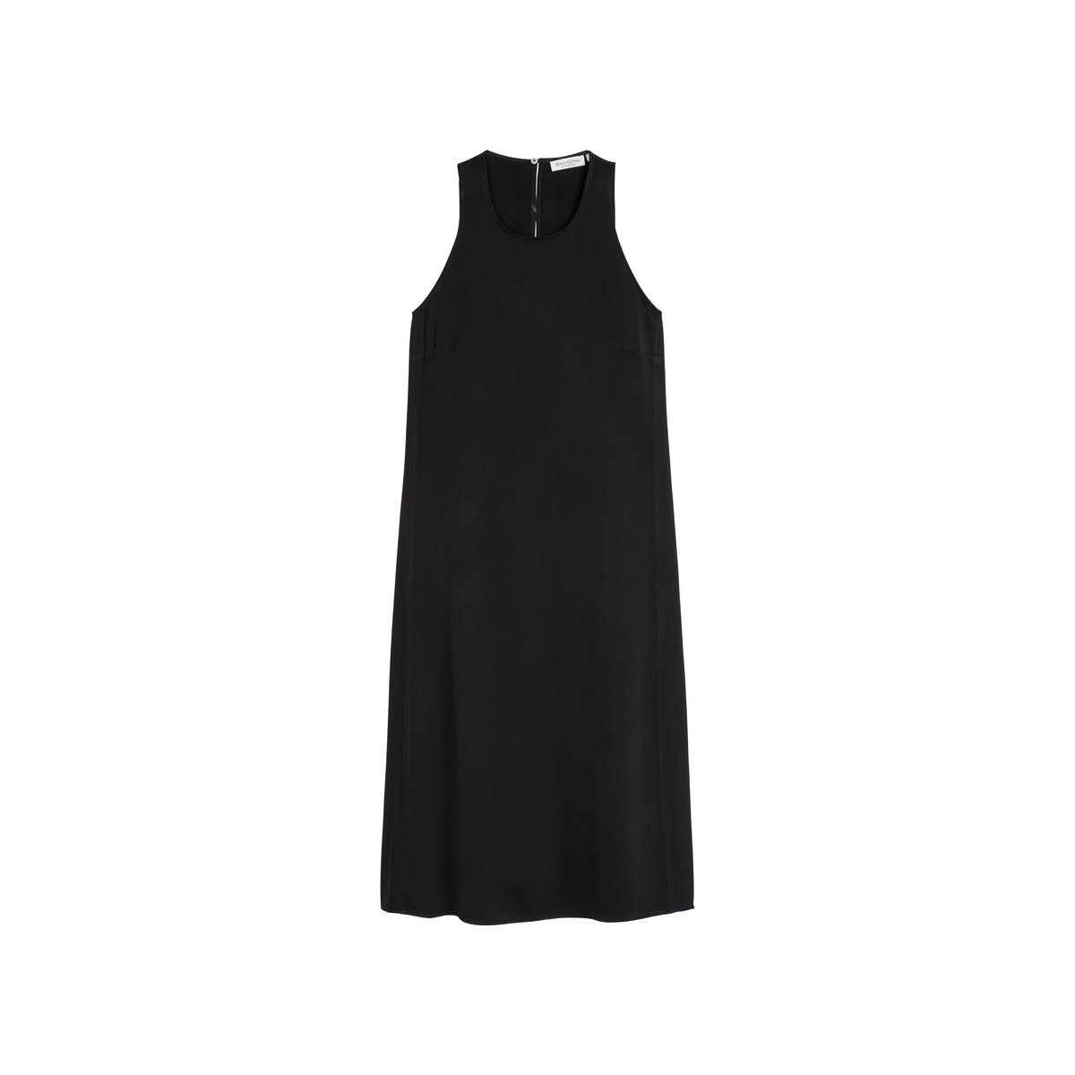 Robe fourreau évasée en sergé de viscose noble noir, MARC O'POLO