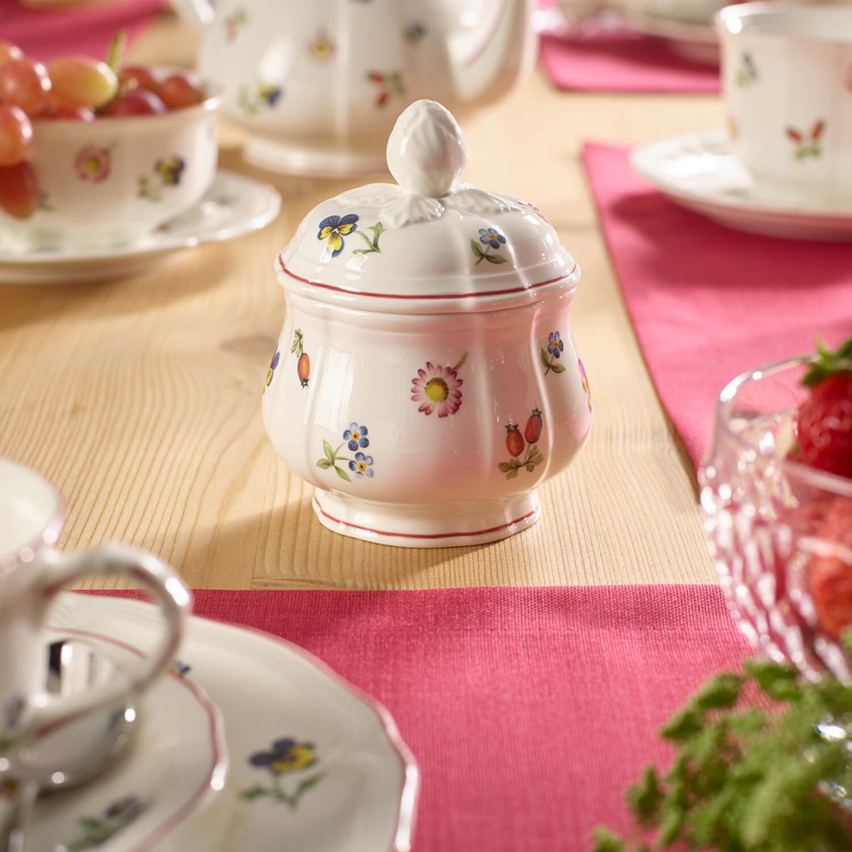 Sucrier PETITE FLEUR blanc, VILLEROY & BOCH