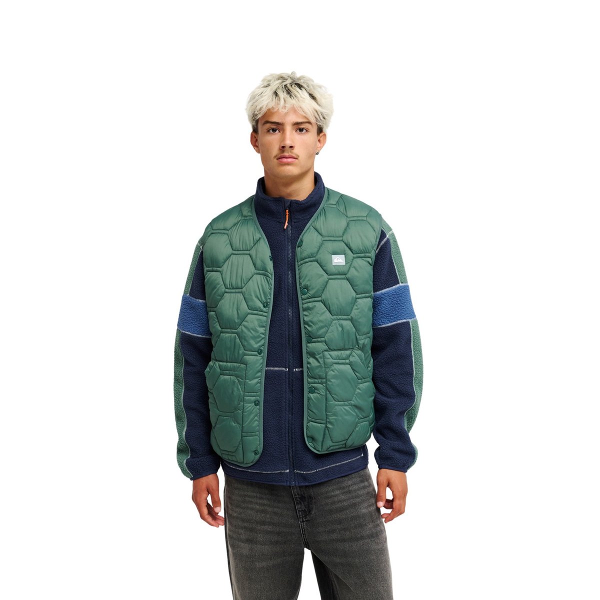 Doudoune sans manches Noir FUSE URBAN GILET vert forest, QUIKSILVER