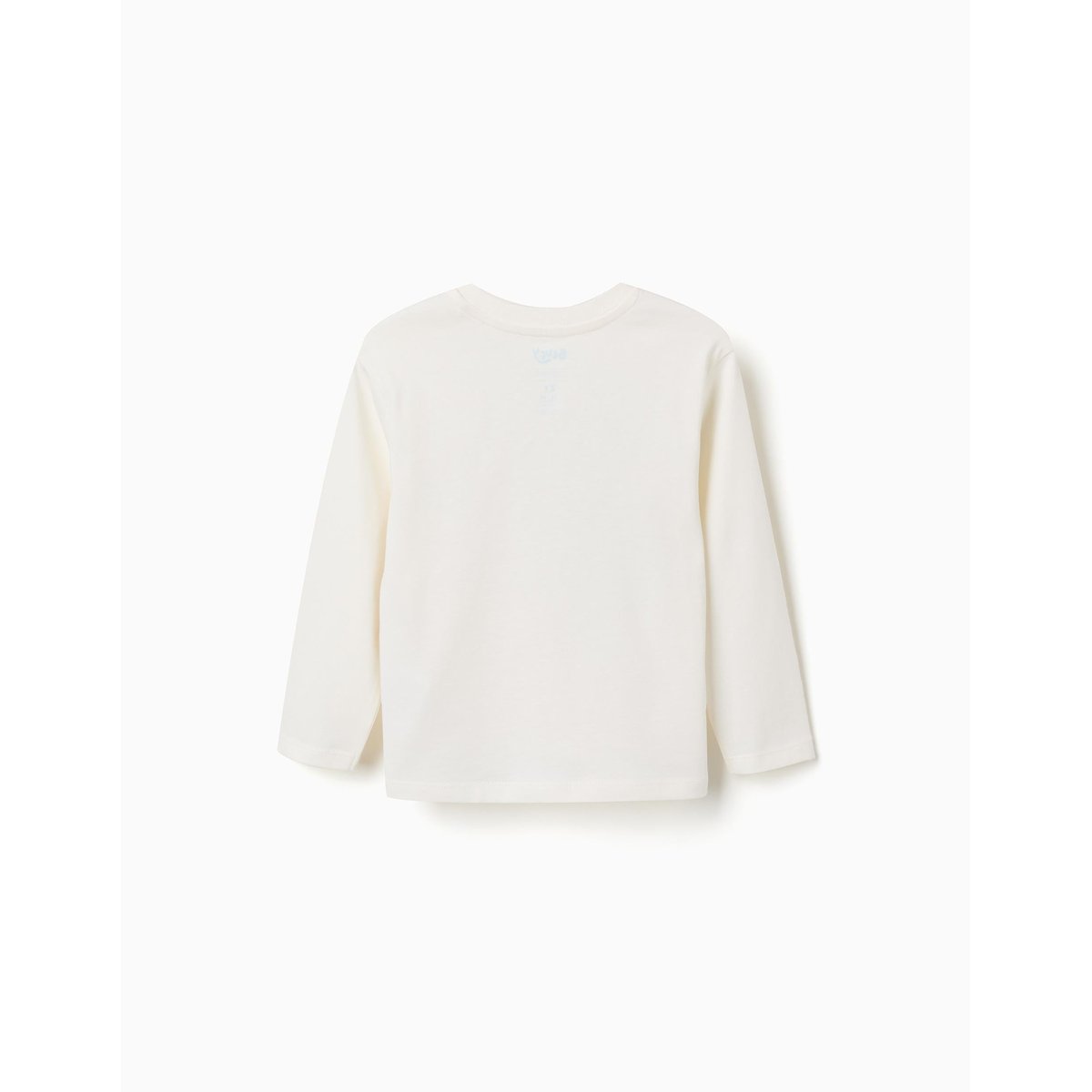 T-shirt en coton à manches longues et imprimé Bluey blanc, ZIPPY