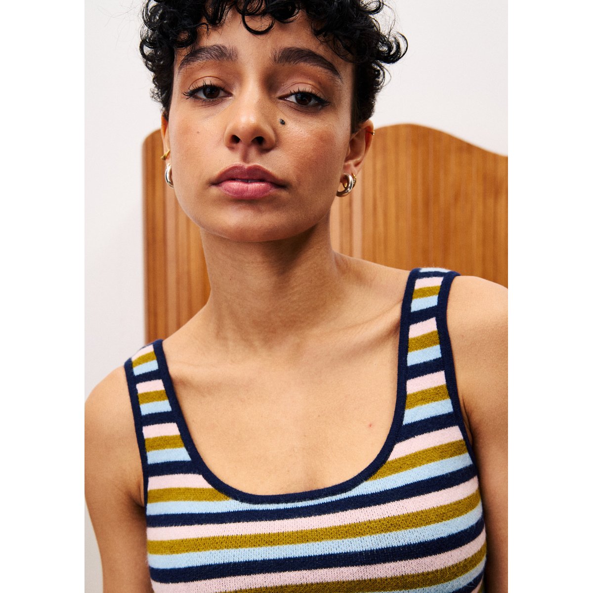 Top AGAPANTHE bleu marine, FRNCH