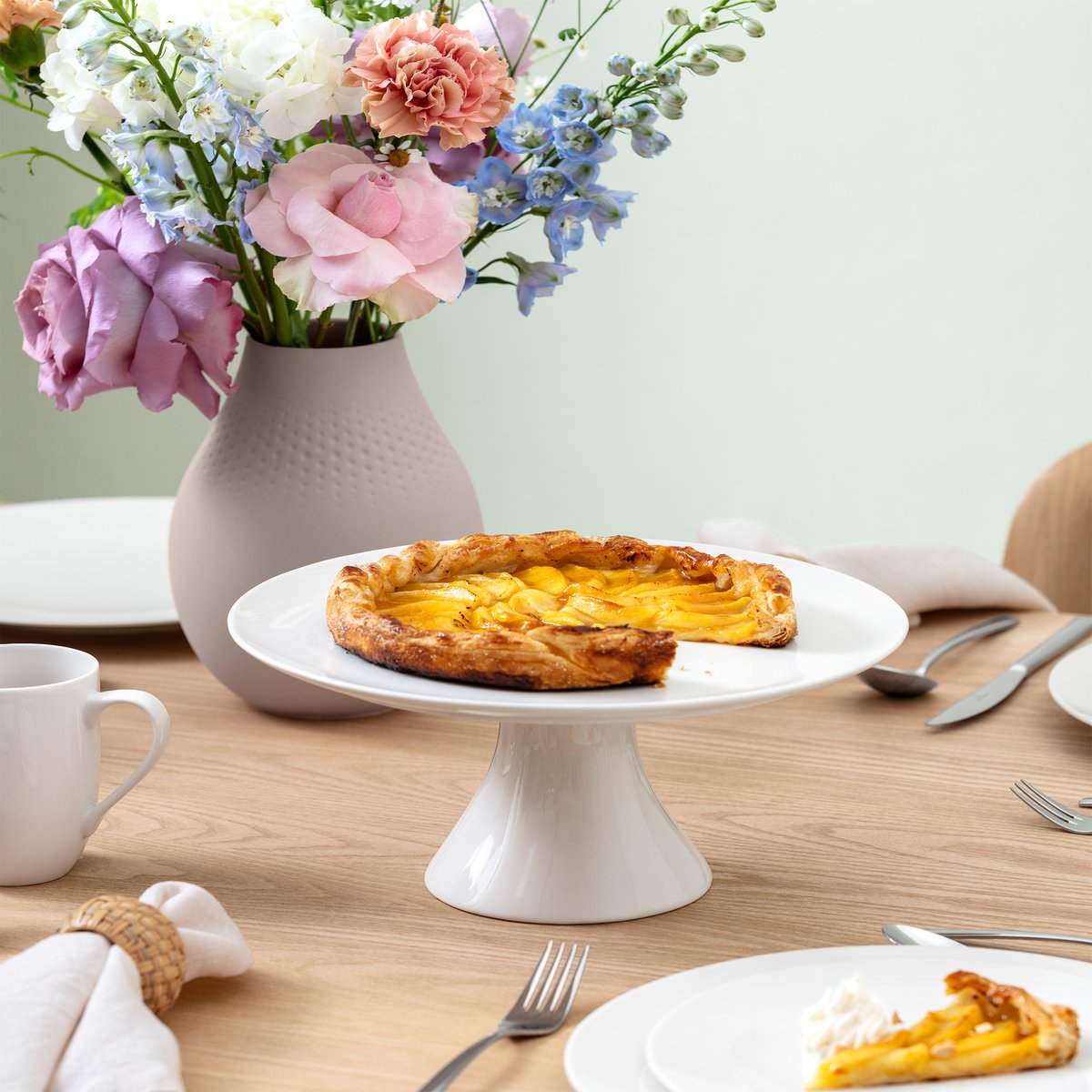 Plat Gâteau Sur Pied FOR ME couleur unique, VILLEROY & BOCH