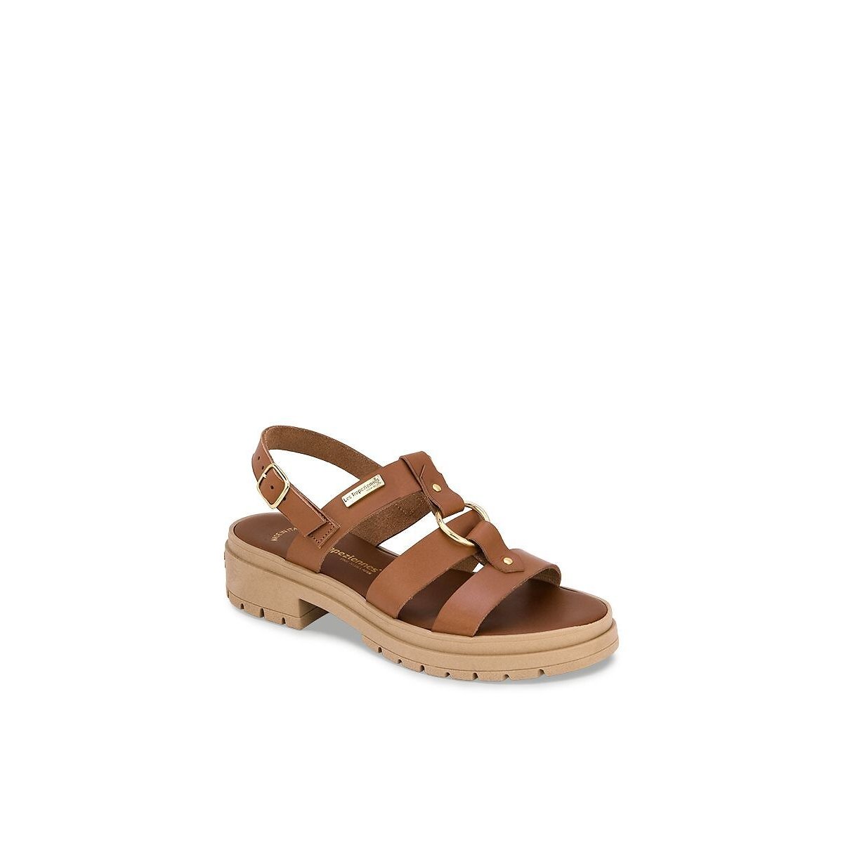 Tonka Leather Sandals tan, LES TROPEZIENNES PAR M.BELARBI