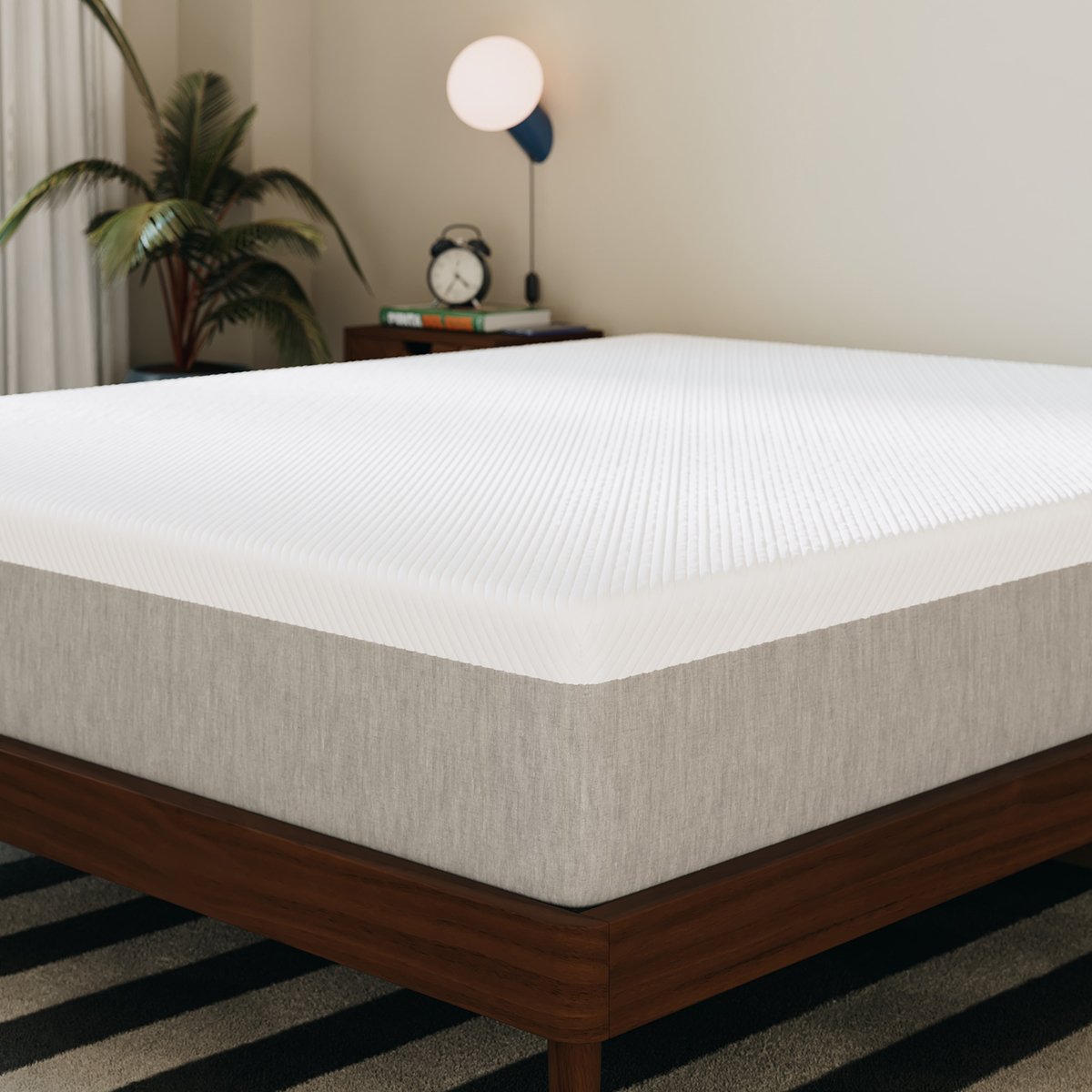 Matelas mousse Confort Premium blanc, SLOME