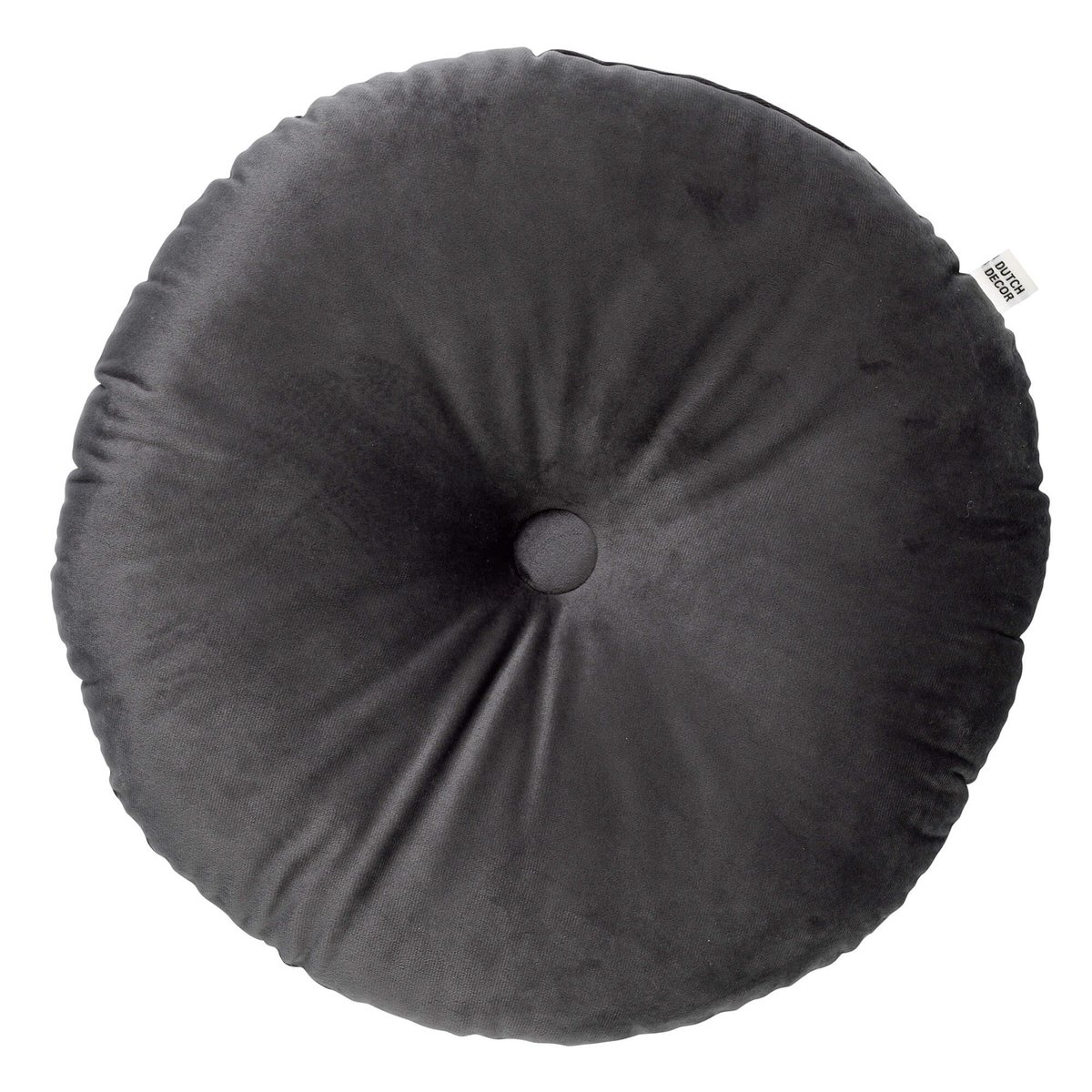 Coussins Formes velours (Lot de 4) gris, DUTCH DECOR