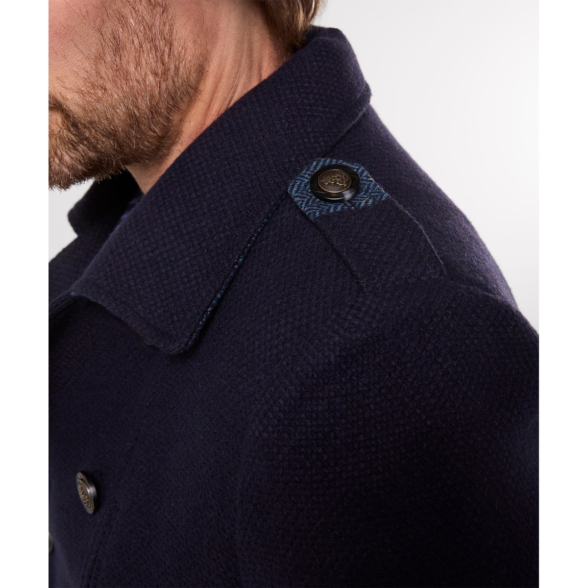 Manteau Croisé Forteresse bleu, JOE BROWNS