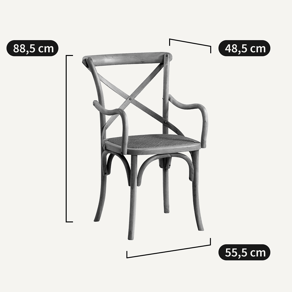 Fauteuil, Humphrey chêne naturel, AM.PM