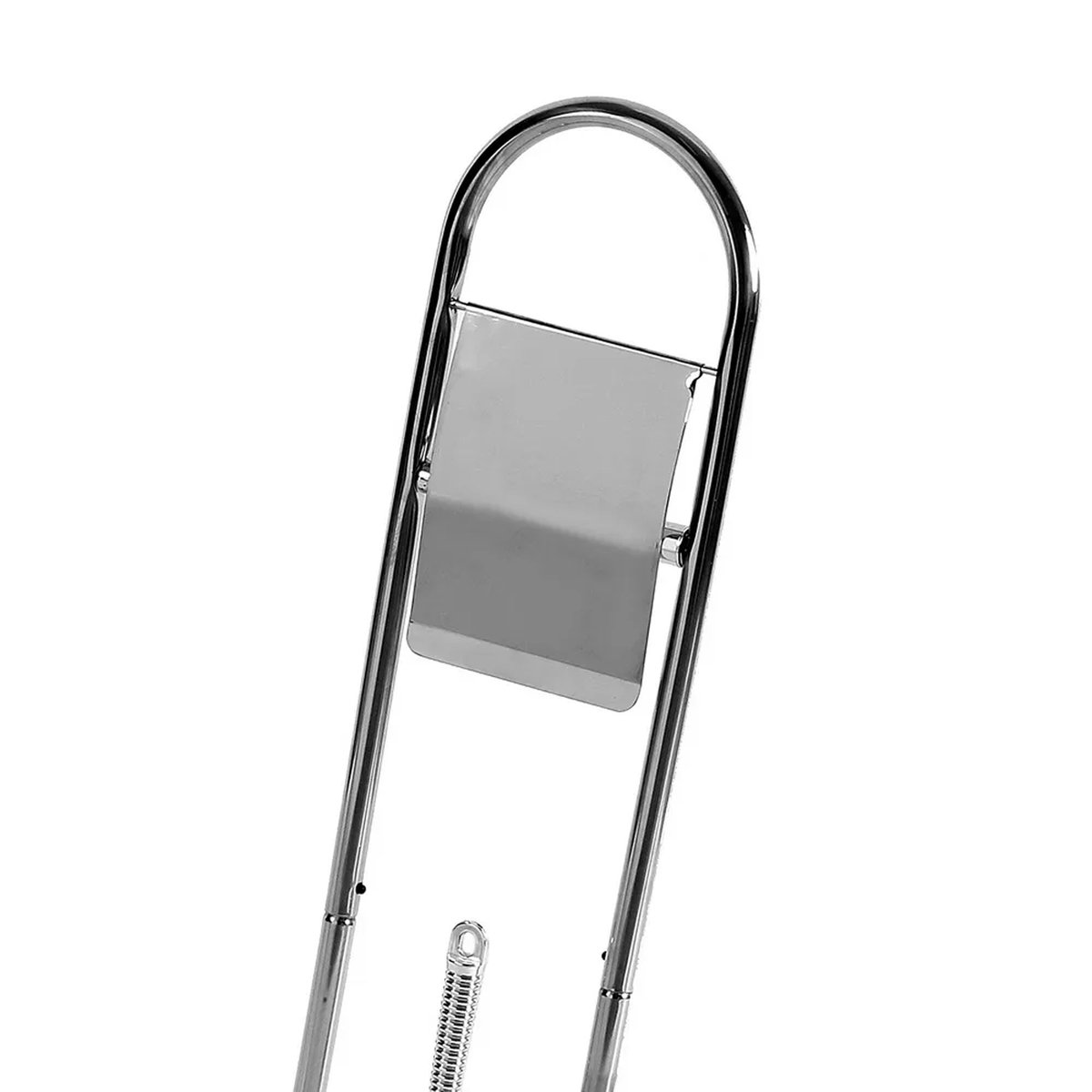 Dérouleur papier toilette et brosse WC métal chromé chrome/inox, WADIGA