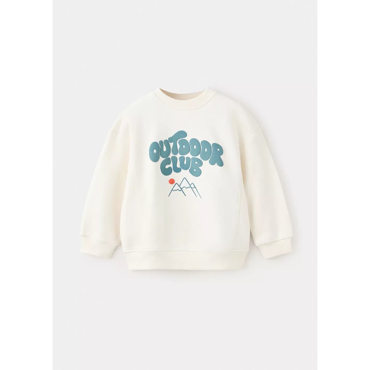 Sweat-shirt coton imprimé vert d´eau, MANGO BABY