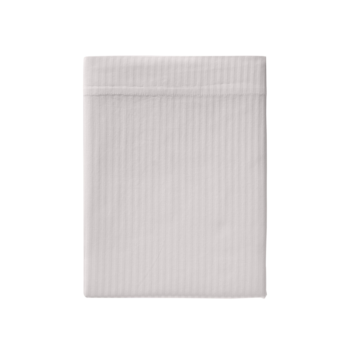 Drap plat unie en satin de coton, GRAND HOTEL gris argent, ESSIX