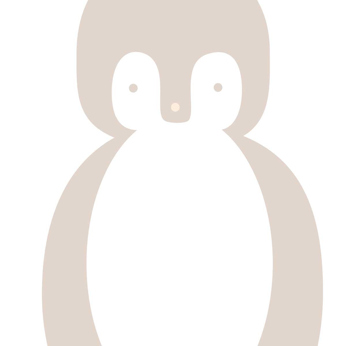 Affiche enfant pingui story affiche + cadre en bois - noir, HEXOA