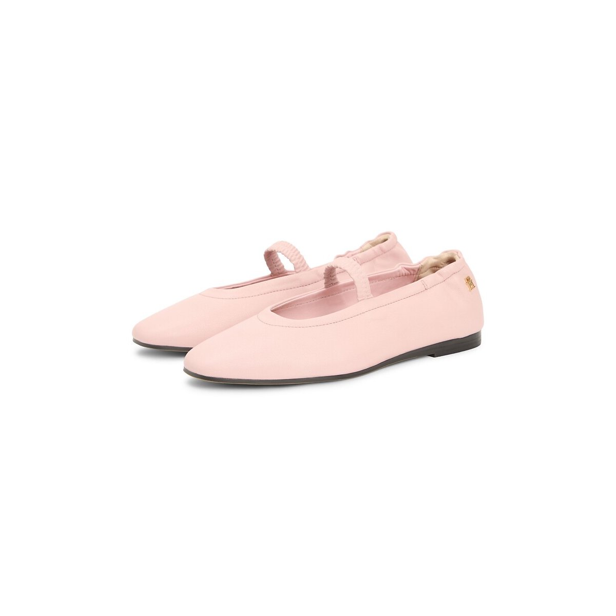 Soft Leather Mary Jane Ballet Pumps pale pink, TOMMY HILFIGER