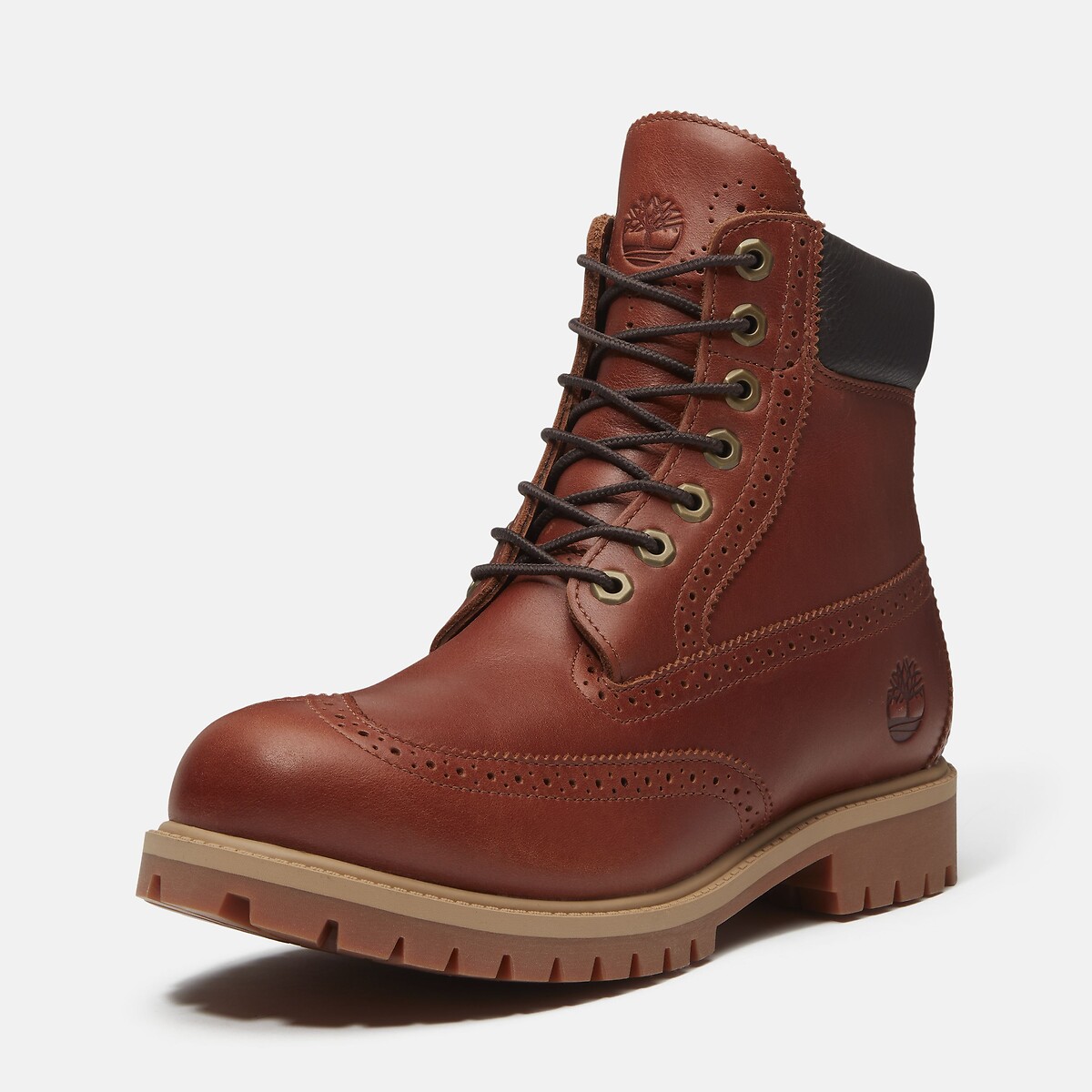 Stivaletti con lacci TIMBERLAND PREMIUM 6 INCH LACE marrone, TIMBERLAND