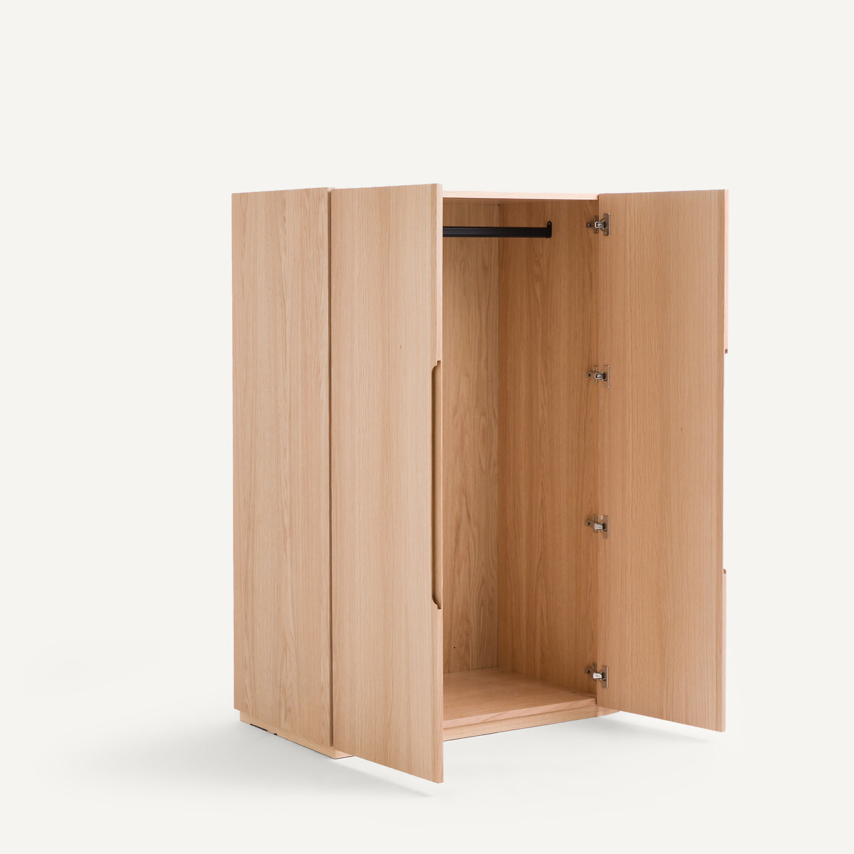 Élément armoire à angle rond pour dressing modulable, en plaqué chêne, EVORIA naturel, AM.PM