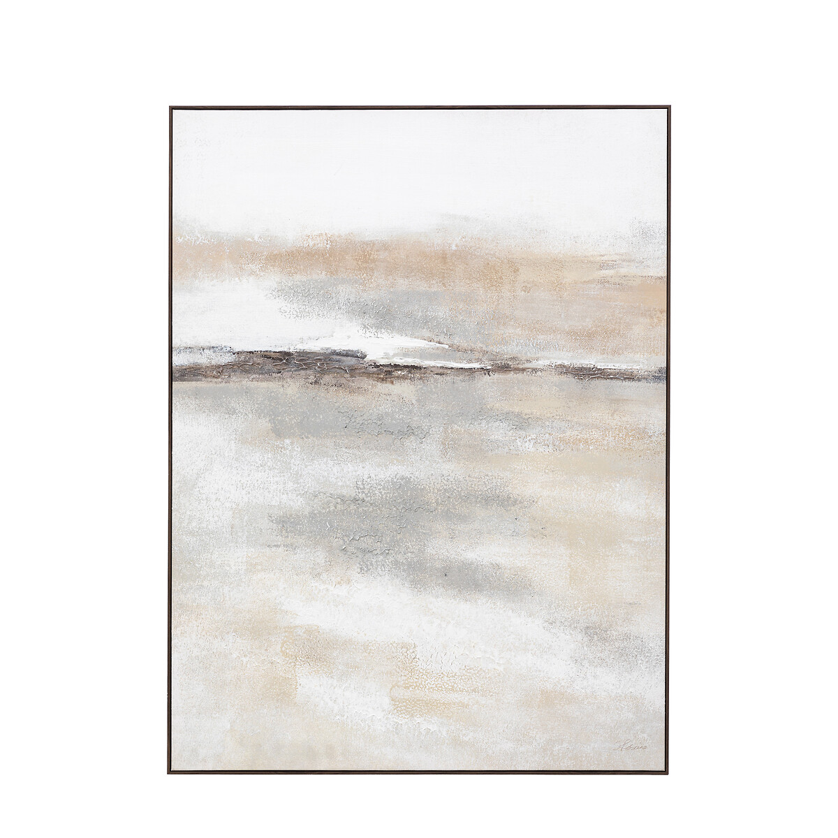 90x120cm Drift Framed Canvas natural, ÉDITÉ
