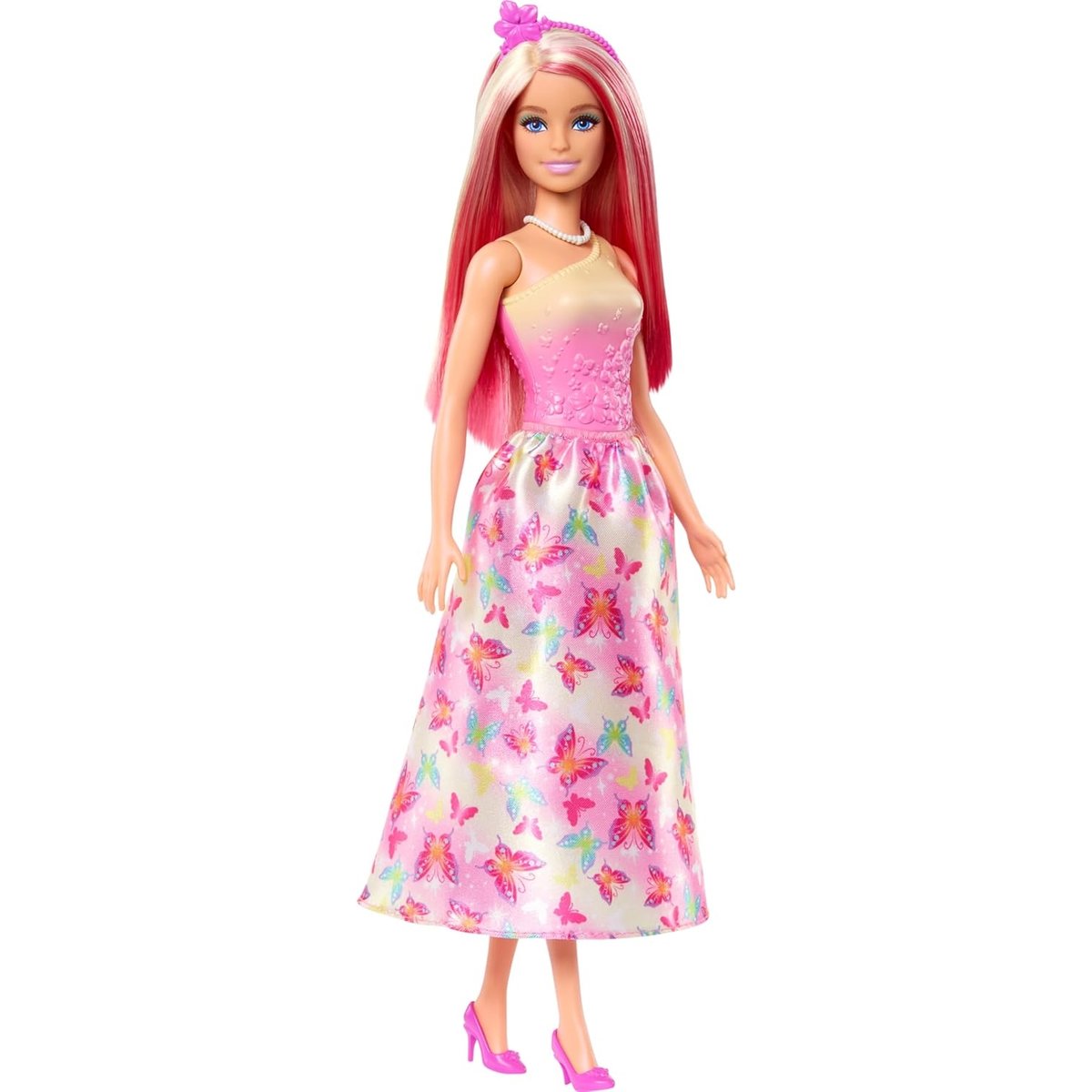 Poupées sirènes avec cheveux fantaisie rose, MATTEL