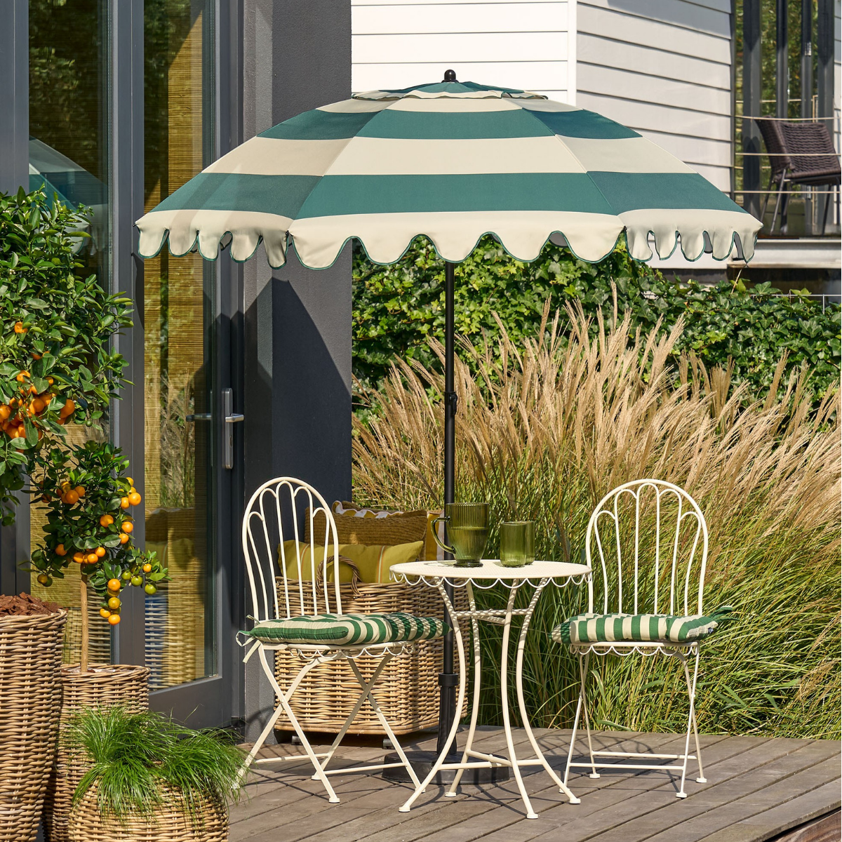 Parasol vert, MICA DECORATIONS